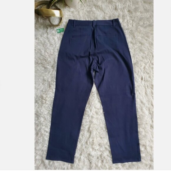 GAP Mid Rise Straight Leg Navy Blue Stretch Twill Pants Plus Size 20 - RT$60 - Picture 11 of 13